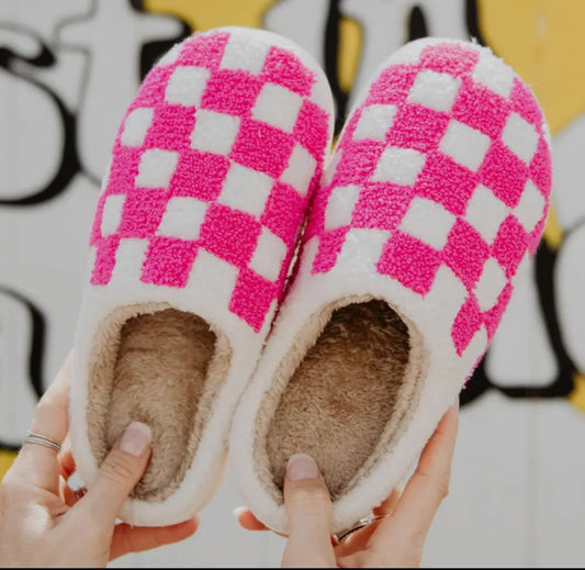 Checkered Slippers