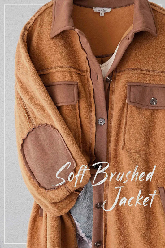 A soft brushed jacket